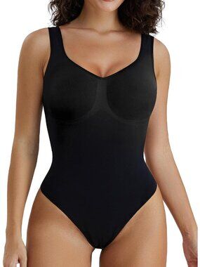 Wacoal Black Bodysuit Shaper Shapewear 836275 Women Size 34